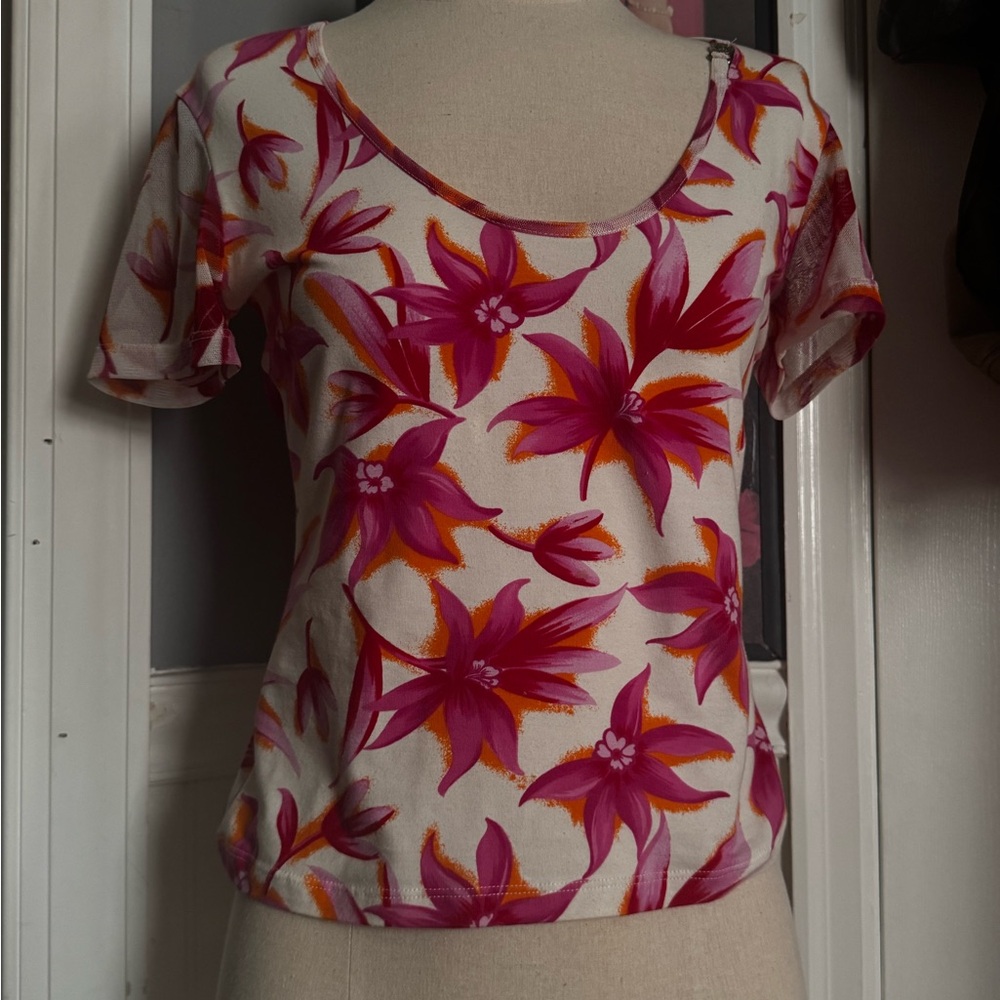 Vintage Versace floral shirt